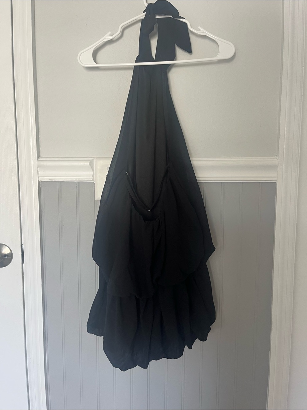 Black Halter Dress - Picture 5 of 6